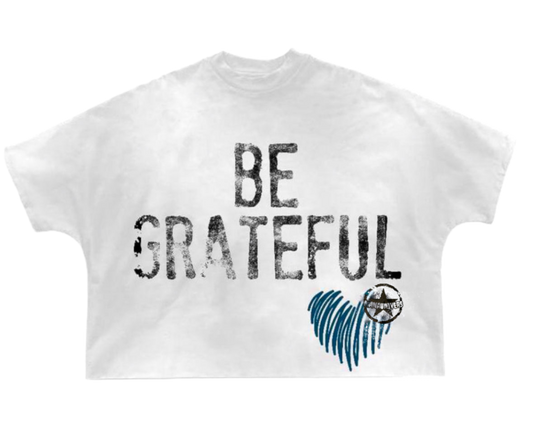 TEE BE GRATEFUL Blue